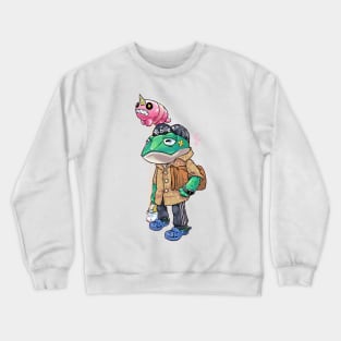 fashion frog Crewneck Sweatshirt